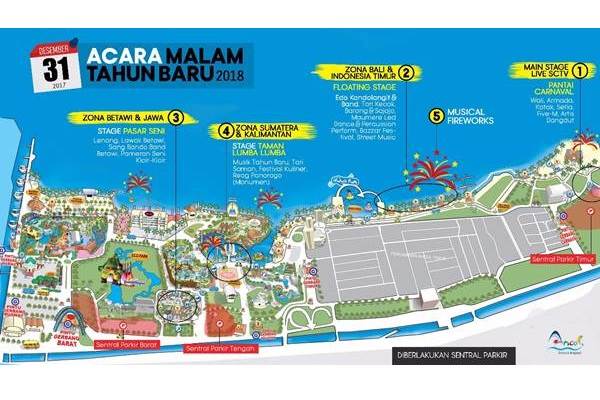  PERAYAAN MALAM TAHUN BARU 2018 : Budaya Nusantara Digelar di Pantai Ancol