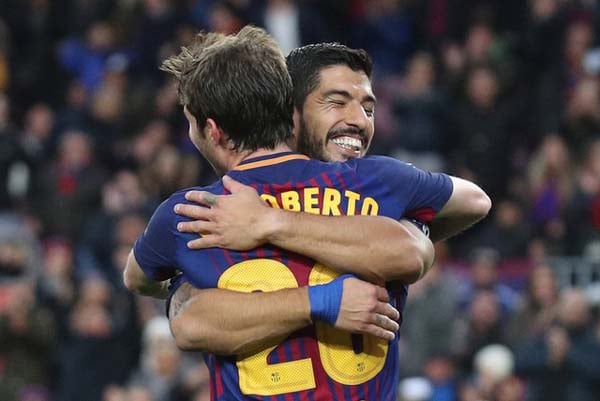  Hasil Liga Spanyol: Gol Messi & Suarez, Babak I Barcelona vs Levante 2-0