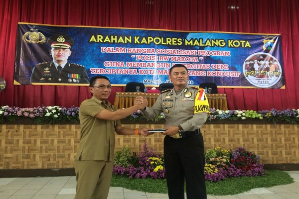  BP2D Kota Malang Gandeng Polres Sosialisasikan Pajak Daerah