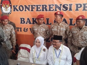  PILBUP CIREBON 2018: Daftar Ke KPU, Pasangan Kalinga-Santi Diusung Gerindra dan PKS