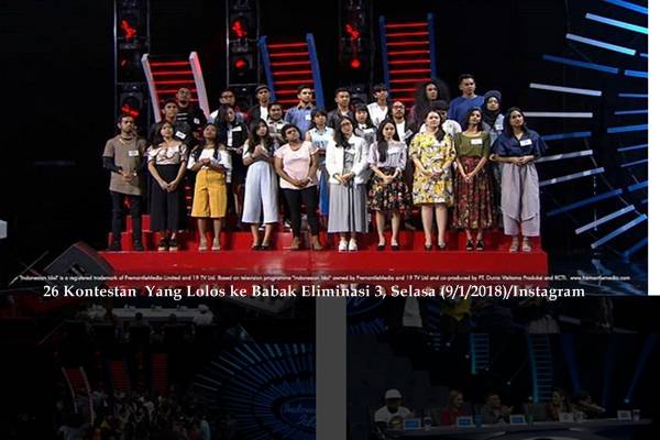  INDONESIAN IDOL 2017: Babak Eliminasi 3 Cari 20 Besar Kontestan, Siapa Yang Tersisih?