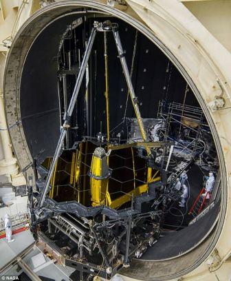 Teleskop Luar Angkasa James Webb NASA (JWST)/Daily Mail