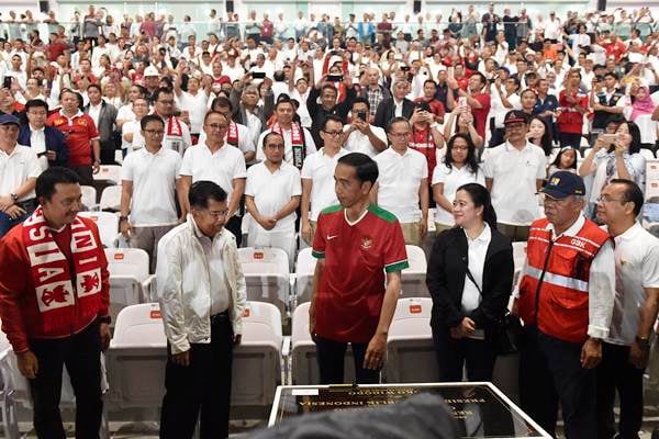  Presiden Jokowi Resmikan Stadion Utama Gelora Bung Karno