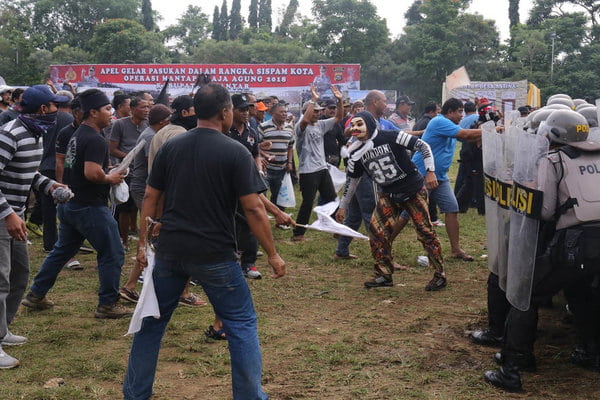  1.200 Personel Gelar Simulasi Pengamanan Pilkada 2018