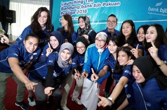  Bank bjb Launching Tim Voli Putri Proliga 2018