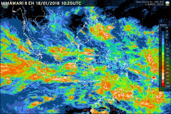  Waspadai Potensi Hujan Lebat hingga 22 Januari   