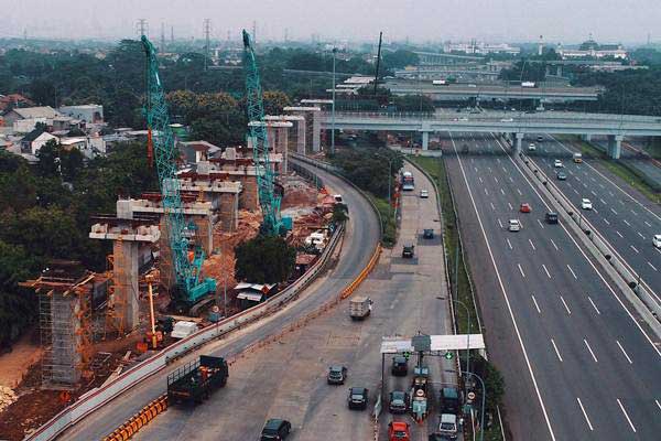  Konstruksi LRT Kelapa Gading Roboh, 5 Pekerja Jadi Korban