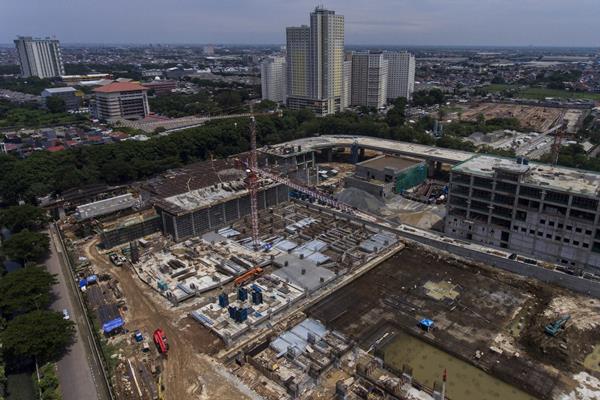  Beton LRT Kelapa Gading Roboh, 5 Pekerja Luka-luka