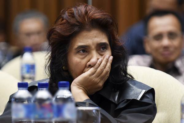  Ekspresi Susi Pudjiastuti Saat Raker Dengan Komisi IV DPR