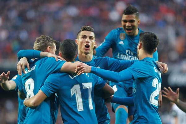  Hasil Liga Spanyol: Ronaldo Cetak 2 Gol, Madrid Merapat ke Valencia