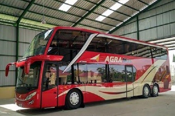 Bus tingkat (double decker) Agra Mas Jakarta - Jepara/Istimewa