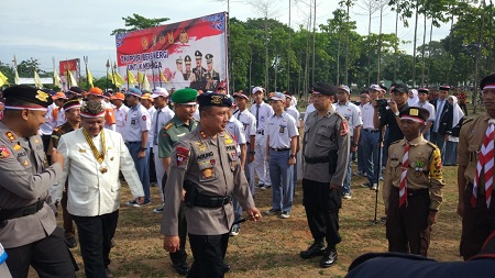  Kapolda Jabar Pimpin Apel Deklarasi Pilkada Damai di Cirebon