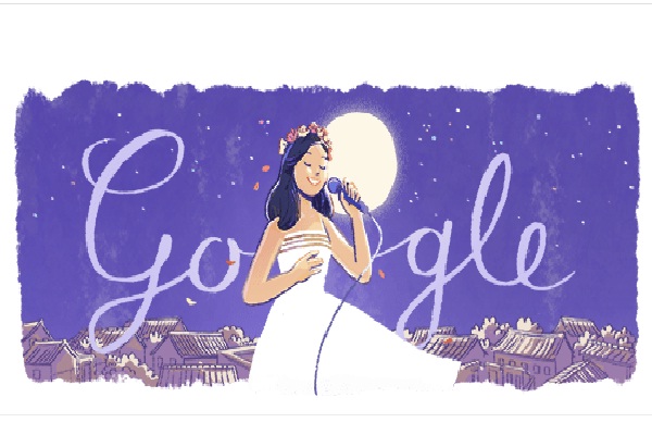  Google Doodle Tampilkan Teresa Teng, Diva Asia yang Menyanyikan Lagu Indonesia