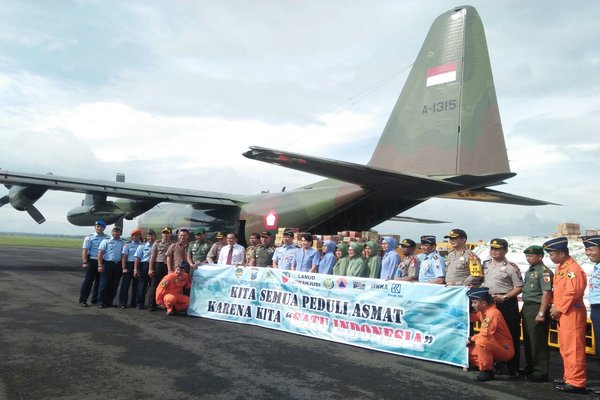  BANTUAN SOSIAL, 10 Ton Dikirim ke Kabupaten Asmat dari Madiun