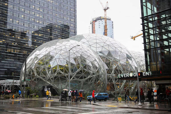  The Spheres, Kantor Baru Amazon yang Mirip Rumah Kaca