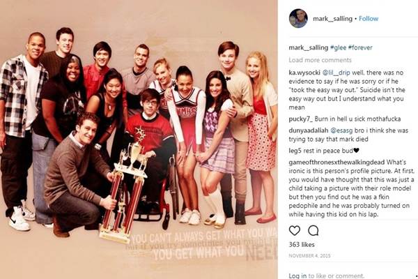  Aktor Mark Salling Meninggal, Begini Reaksi Para Bintang ‘Glee’