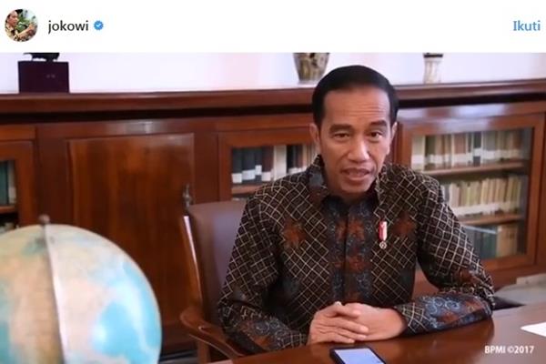 Presiden Joko Widodo/Instagram @jokowi