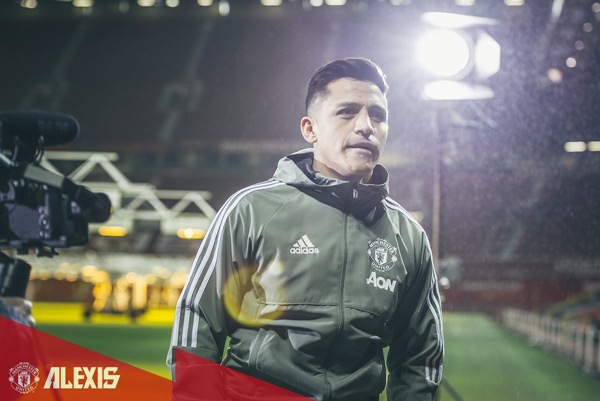 Pemain Manchester United, Alexis Sanchez/Twitter @ManUtd