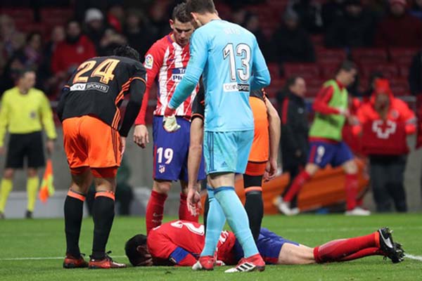  Gigi Godin Rontok, Simeone Kesal Atletico Tak Diberi Penalti
