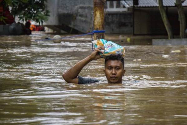  BANJIR JAKARTA : Dapur Umum dan 81 Kampung Siaga Bencana Diaktifkan