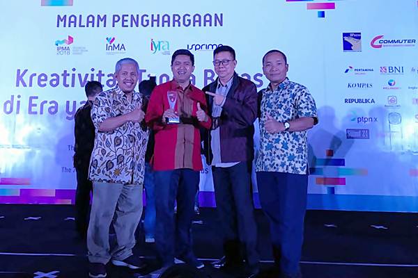  Bisnis Indonesia Raih Penghargaan The Best of National Newspaper IPMA 2018