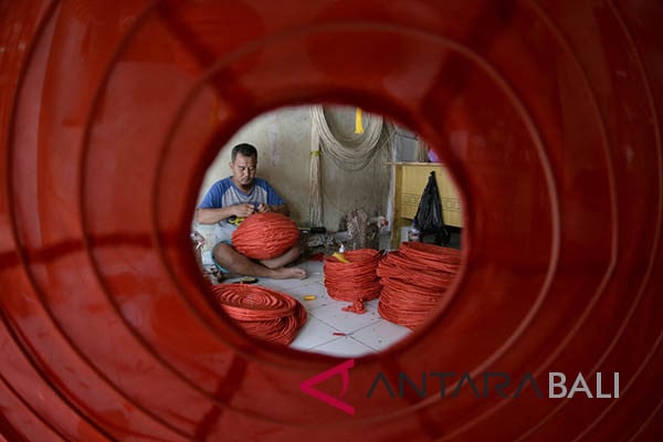  Hari Raya Imlek 2018, Perajin Lampion di Bali Kebanjiran Order