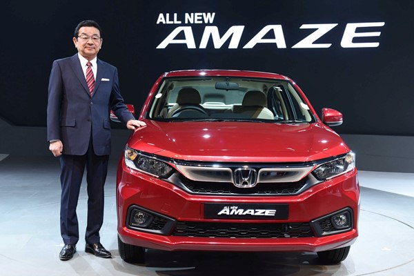  All New Honda Amaze Diluncurkan di Delhi Auto Expo 2018, Begini Penampakannya