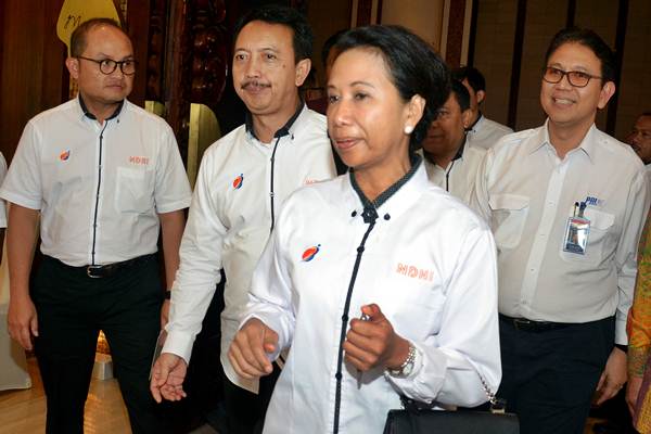  Rini Soemarno Hadiri Rakor BUMN