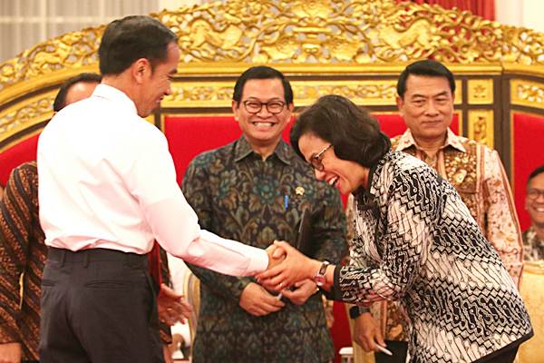  Jokowi Ucapkan Selamat Kepada Sri Mulyani, Menteri Terbaik Dunia