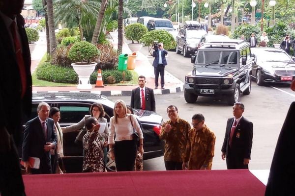  Putri Cantik Maxima Kunjungi Kantor Kemenko Perekonomian