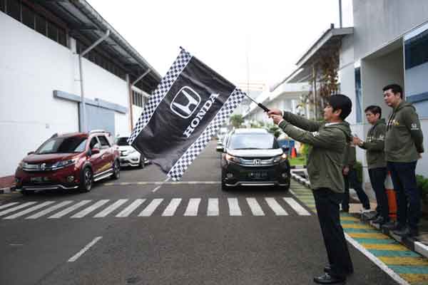  Kalangan Jurnalis Ikuti Honda BR-V The Braver Journey di Jalur Kamojang