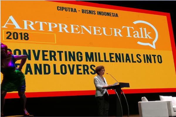  Ciputra Buka Gelaran Artpreneur Talk 2018, Rina: Kami Padukan Art & Entrepreneur