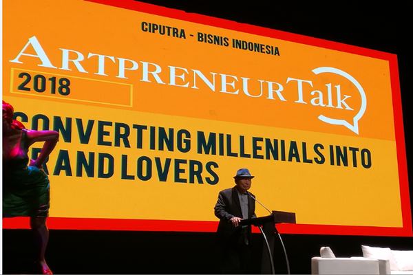  ARTPRENEUR TALK 2018, Ciputra: Generasi Milenial Harus Tahu Rahasia Telur Columbus