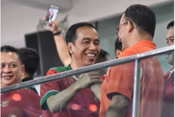  Dicegah Paspampres Dampingi Jokowi Serahkan Piala Presiden 2018. Anies :  Yang Penting Persija Menang