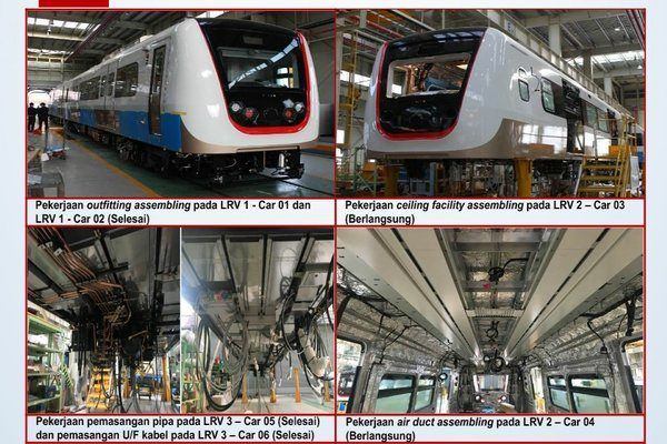  April Tiba di Jakarta, Begini Penampakan Kereta LRT Jakpro