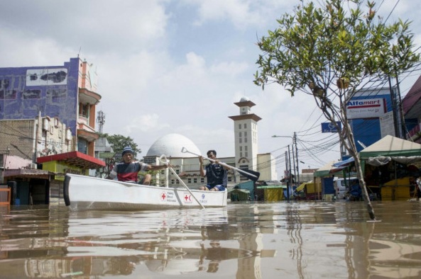  7 Kecamatan di Kabupaten Bandung Terendam Banjir