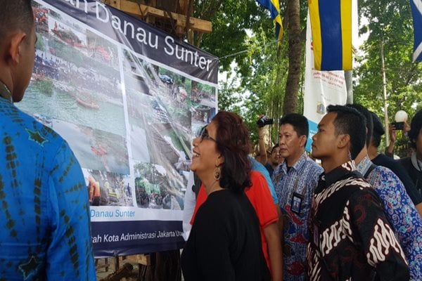  Kunjungi Danau Sunter, Susi Berniat Latihan Persiapan \'Duel\' dengan Sandi