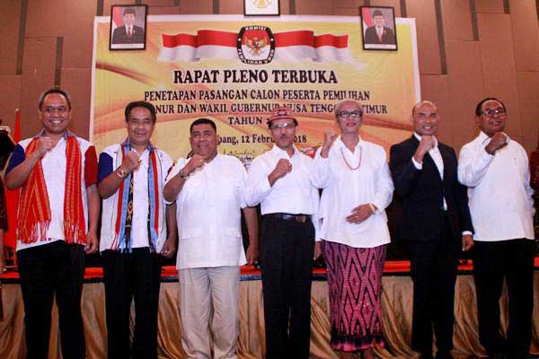  PILGUB NTT 2018 : Benny Harman Minta Restu Uskup Agung Ende