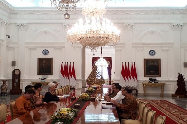  Delegasi IMF Bertemu Presiden Jokowi