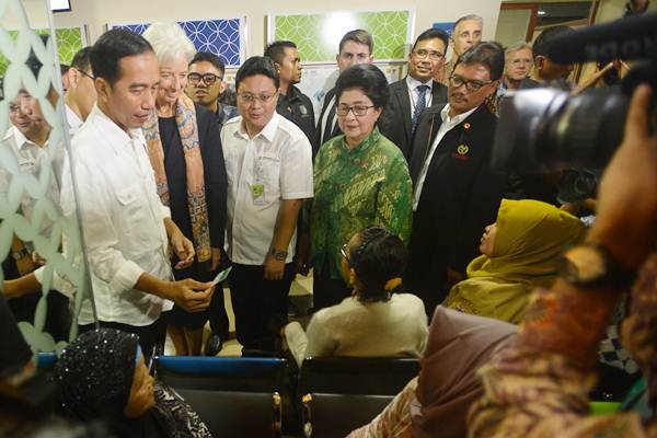  Presiden Jokowi dan Christine Lagarde Kunjungi RS Pusat Pertamina