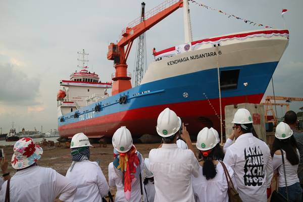  Kemenhub Luncurkan Kapal Kendhaga Nusantara 6 di Semarang