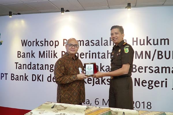  Kerja Sama Bidang Hukum, Bank DKI Gandeng Kejari Jakarta Pusat