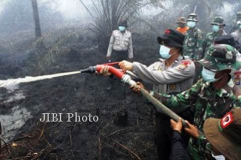  Antisipasi Karhutla Riau, Danlanud RSN Sampaikan 3 Pesan