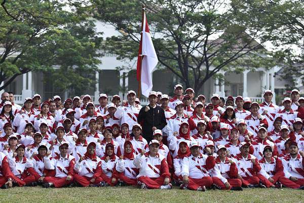  Kontingen Asian Games Indonesia Dibawa ke Markas Kopassus