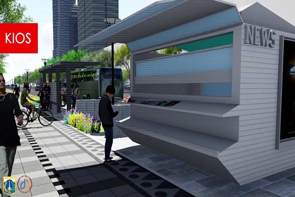  Wagub: Kios di Jalan Sudirman-MH Thamrin Hanya untuk Penyedia Informasi