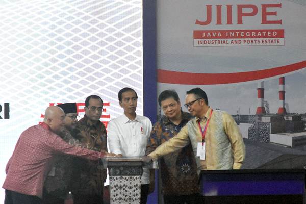  Peresmian Java Integrated Industrial and Ports Estate di Gresik