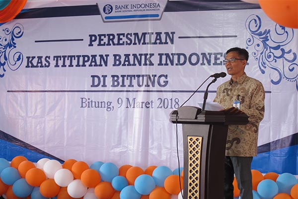  Ini Manfaatnya Kas Titipan BI di Bitung