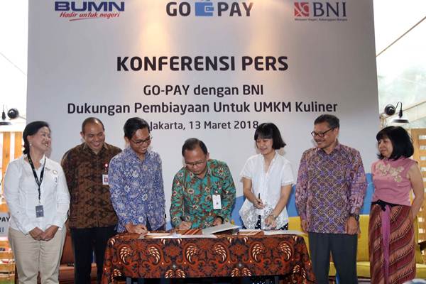  BNI dan GO-PAY Kerja Sama Pembiayaan UKM Kuliner