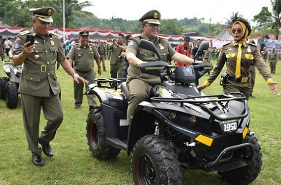  PILKADA SERENTAK 2018: Aher Minta Satpol PP dan Linmas Kawal Kondusivitas