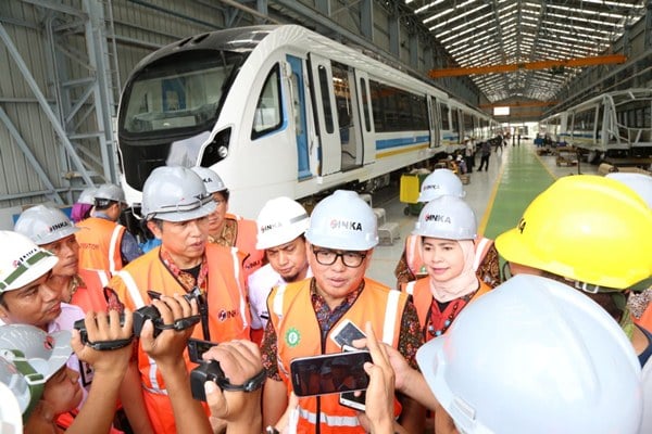  BPPT-INKA Tuntaskan Pengiriman 31 Rangkaian Kereta LRT